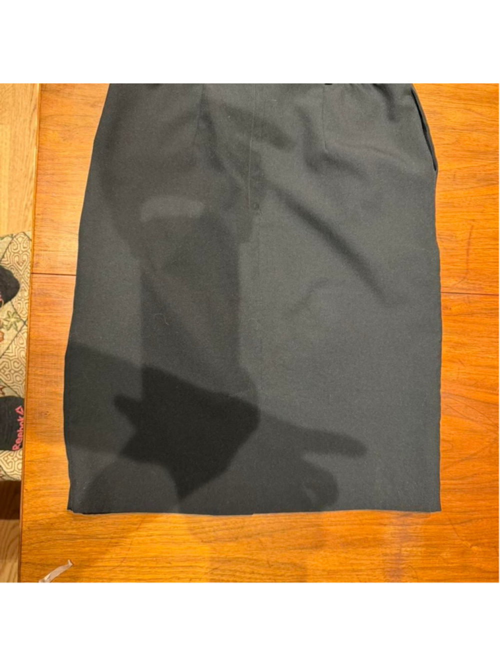 Source Unknown Elegant Black Pencil Skirt with pockets and invisible zipper SO